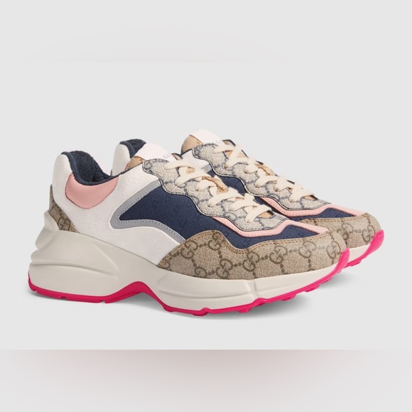 Gucci Shoes - AUTHENTIC GUCCI WOMEN'S RHYTON SNEAKER